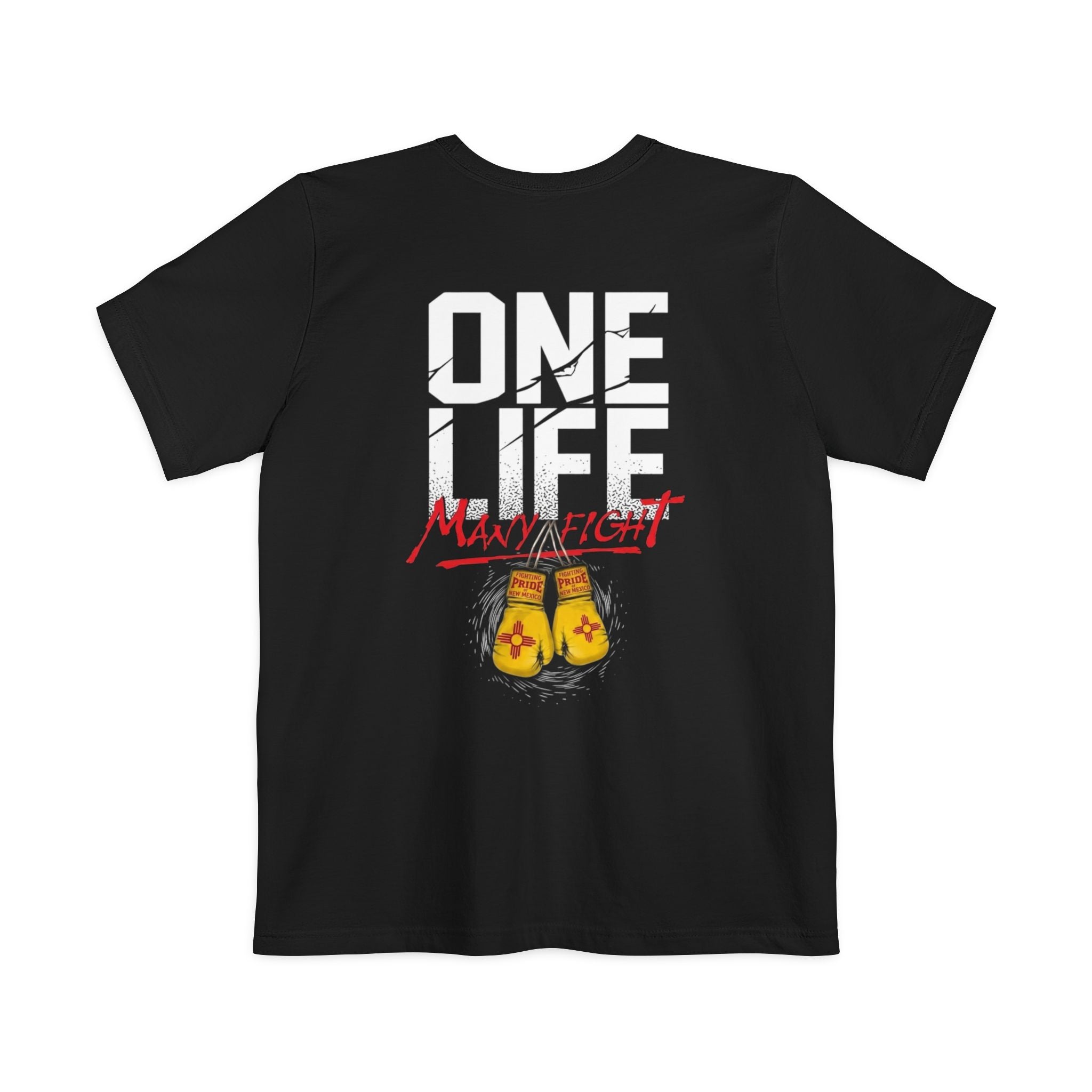 One Life Many Fight Pocket T‑Shirt