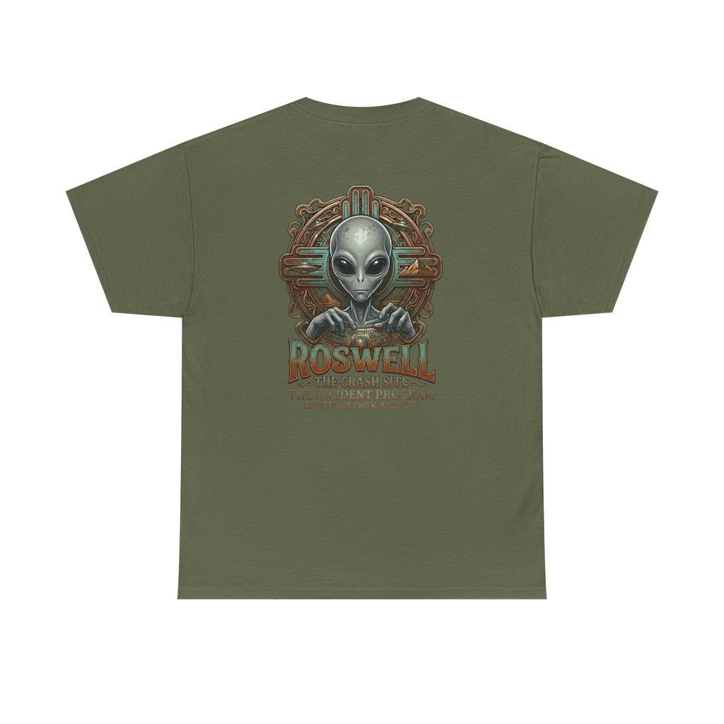 Roswell Alien Crash Vintage Graphic Tee