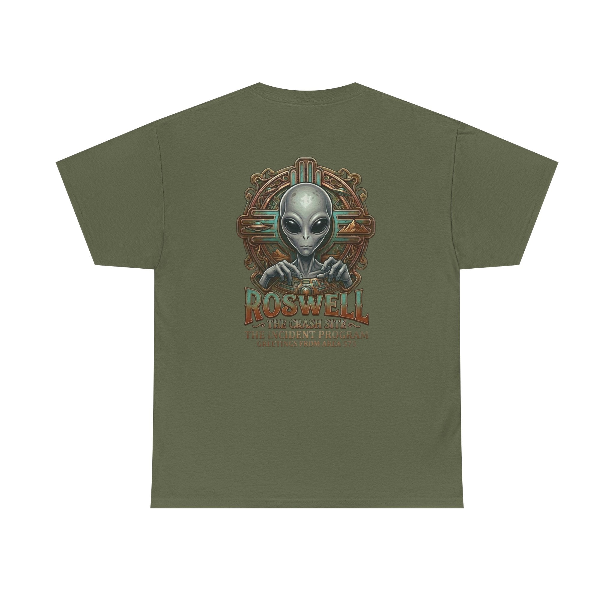 Roswell Alien Crash Vintage Graphic Tee