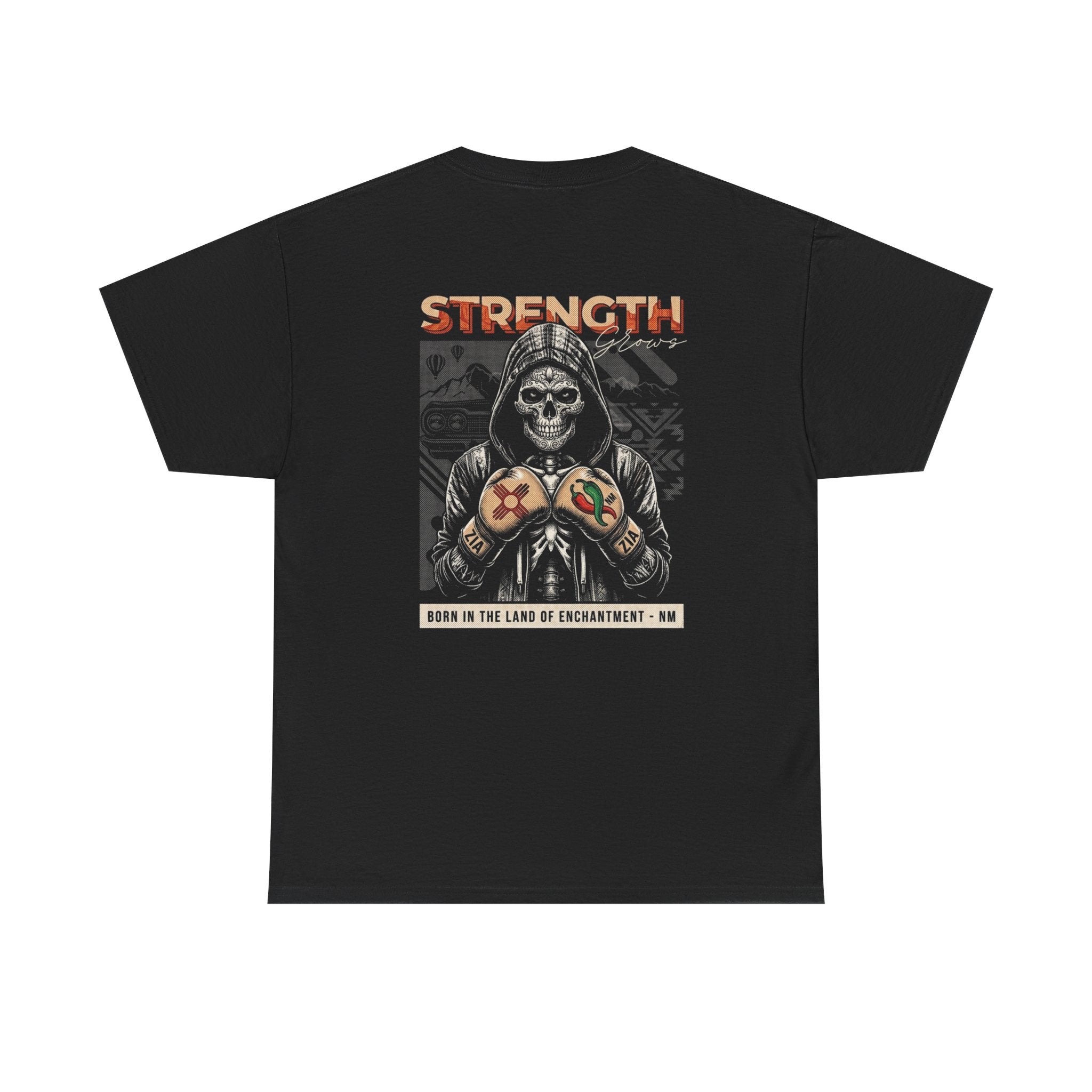 Strength Skull Motorcycle Tee