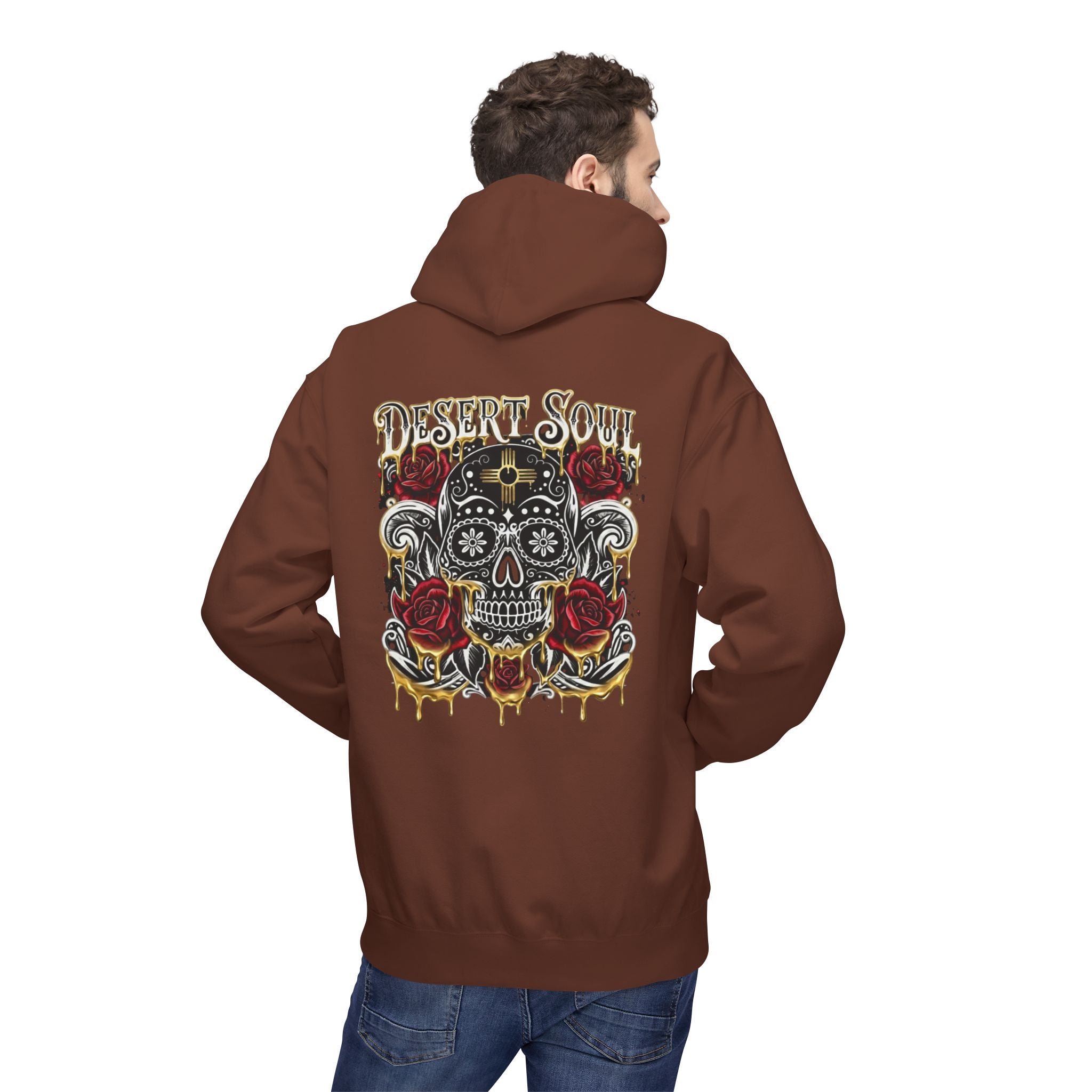 Desert Soul Gold Drip Hoodie