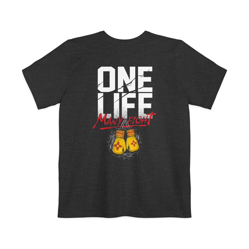 One Life Many Fight Pocket T‑Shirt