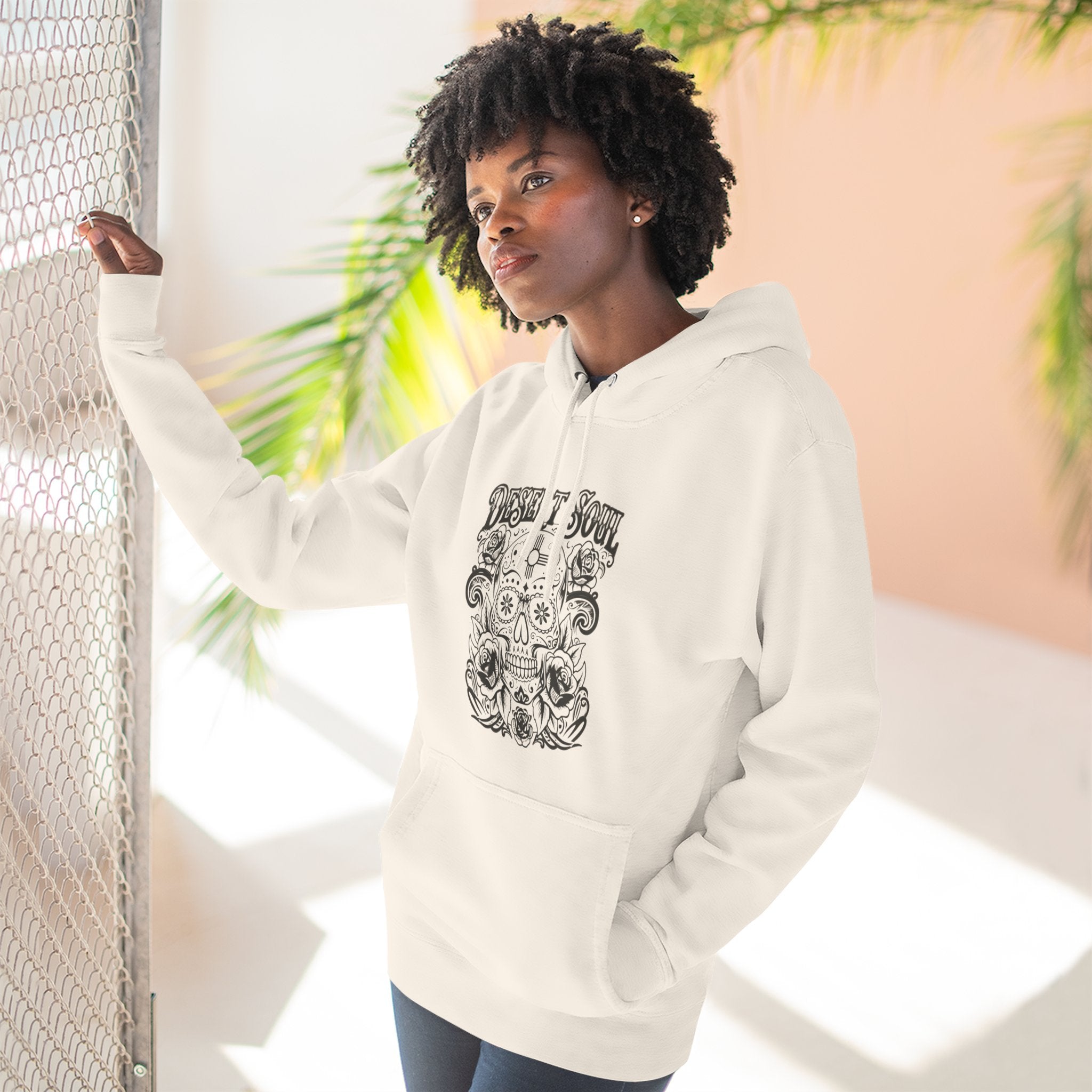 Desert Soul Unisex Graphic Fleece Pullover