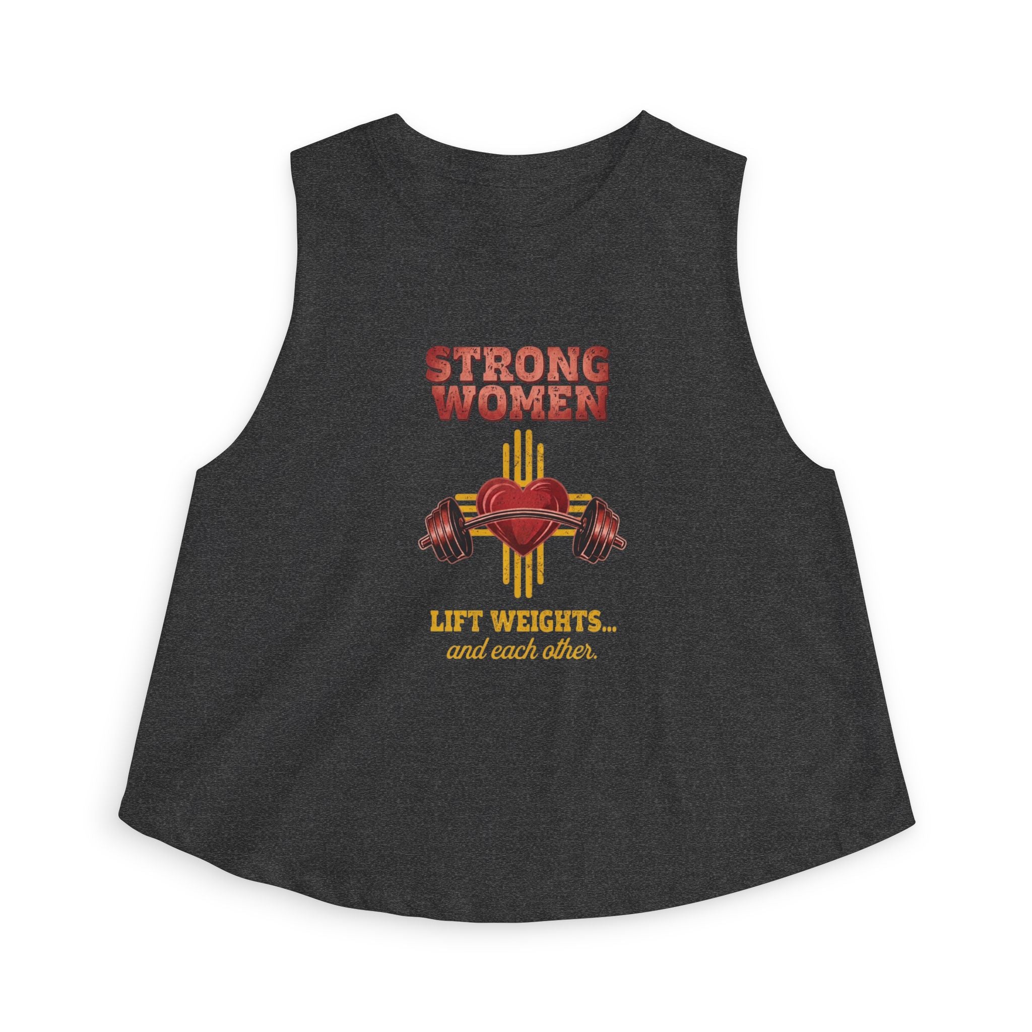 Strong Women Crop Top — "Lift Weights...and Each Other"