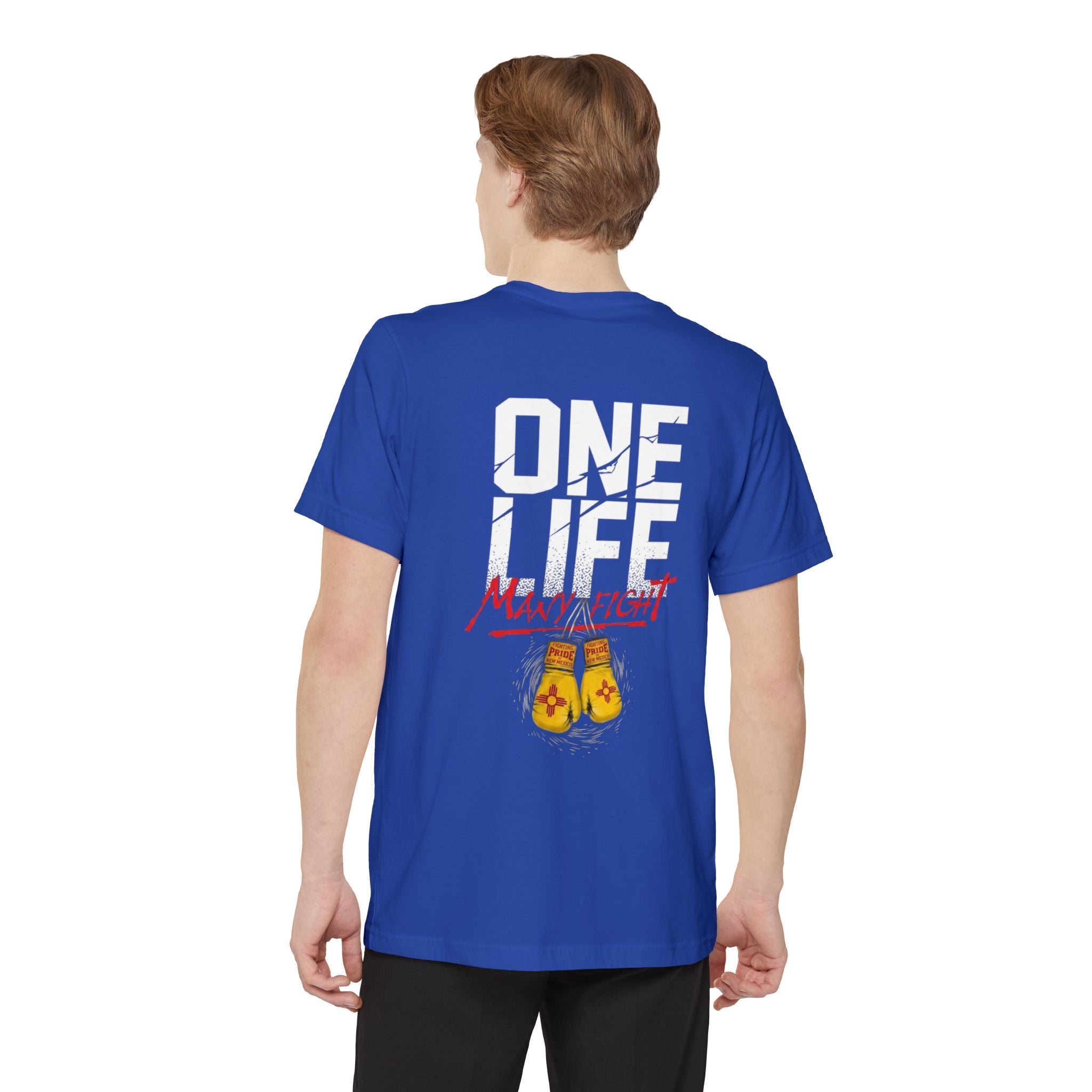One Life Many Fight Pocket T‑Shirt