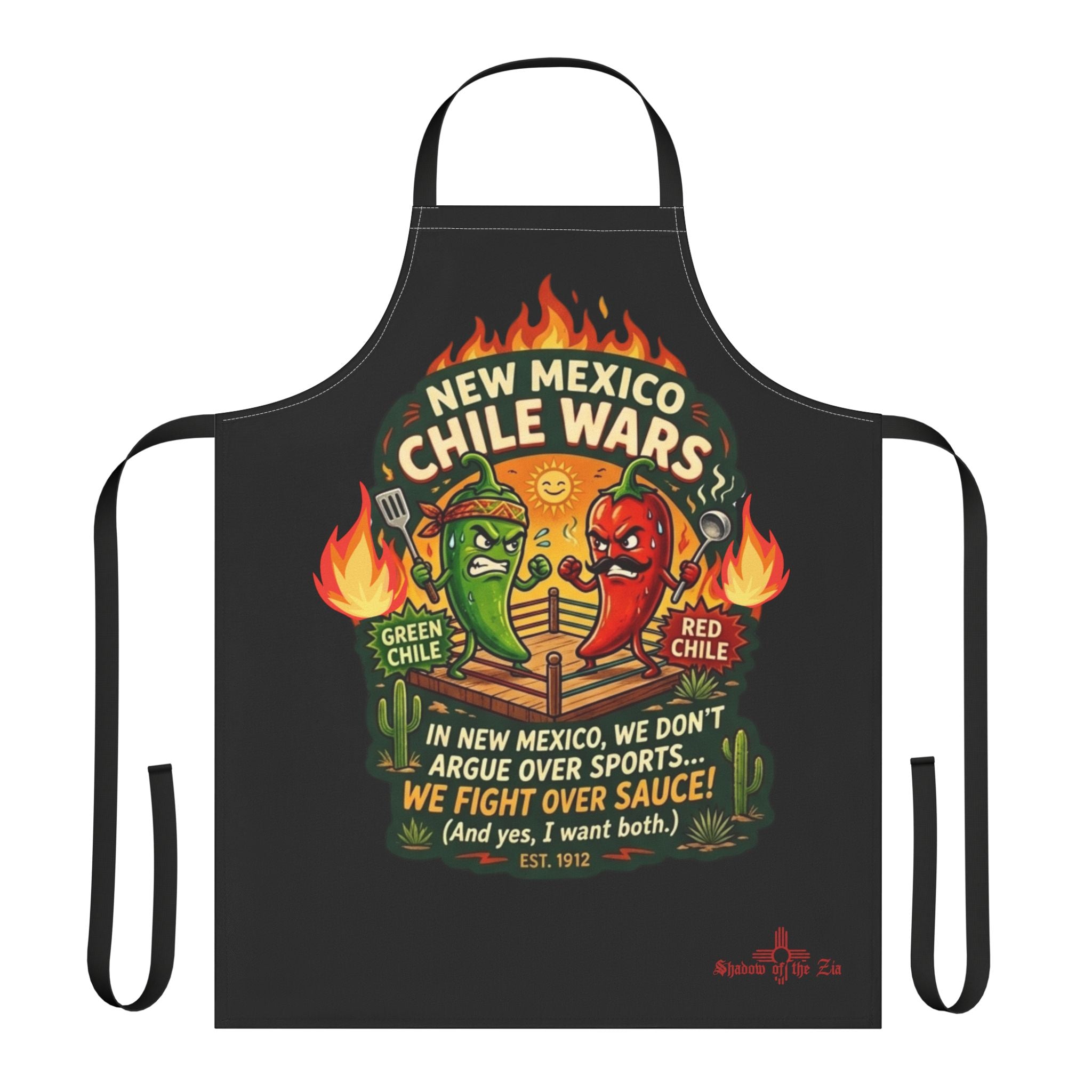 New Mexico Chile Wars Apron