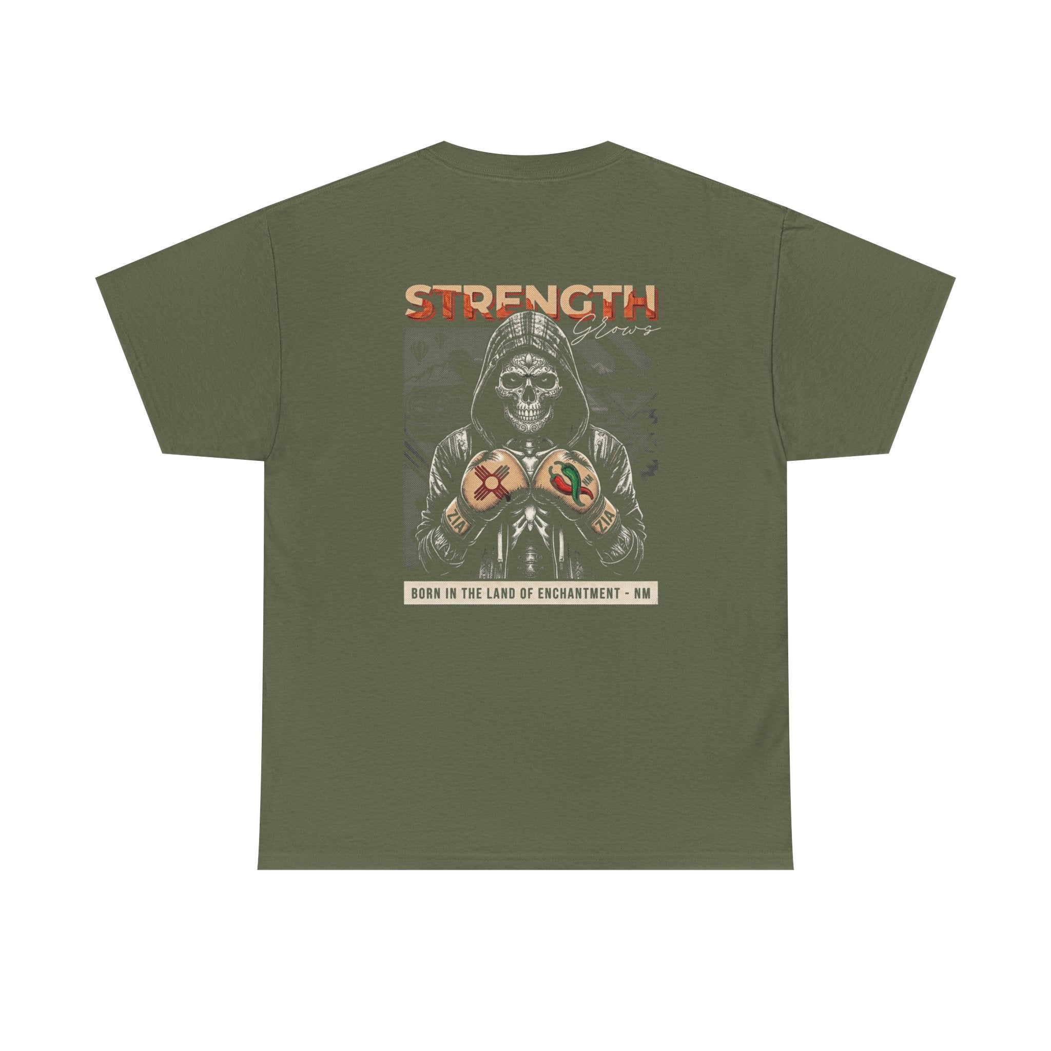 Strength Skull Motorcycle Tee