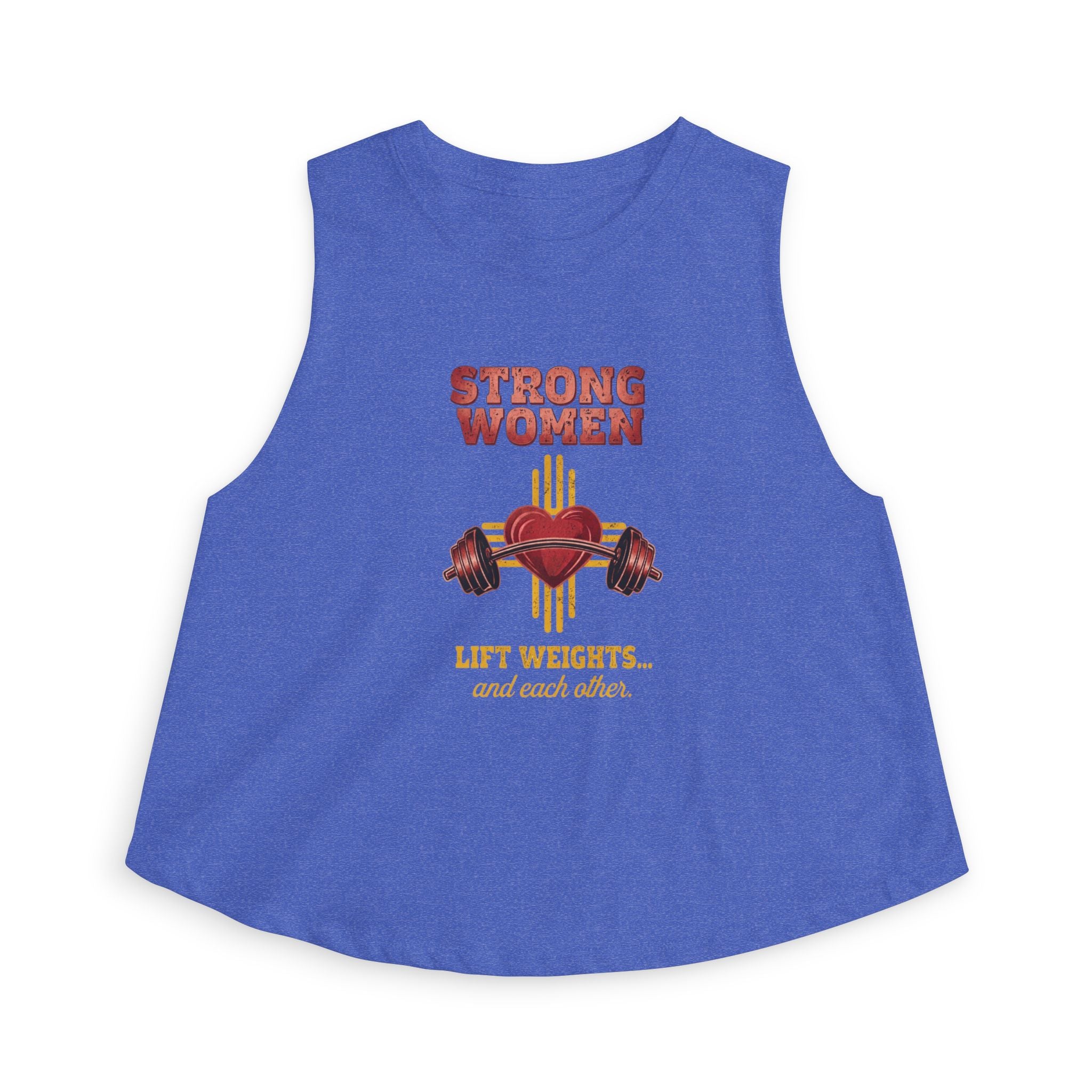 Strong Women Crop Top — "Lift Weights...and Each Other"