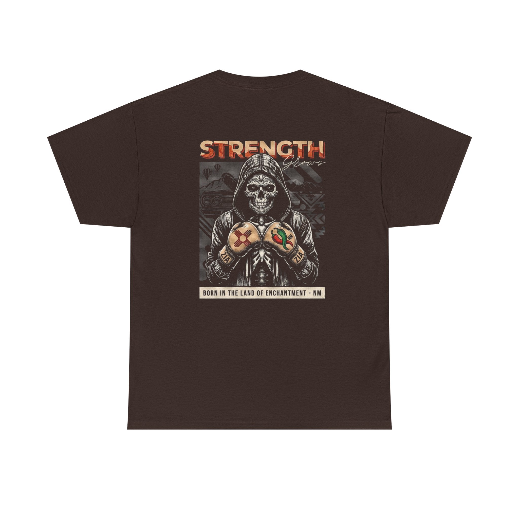Strength Skull Motorcycle Tee