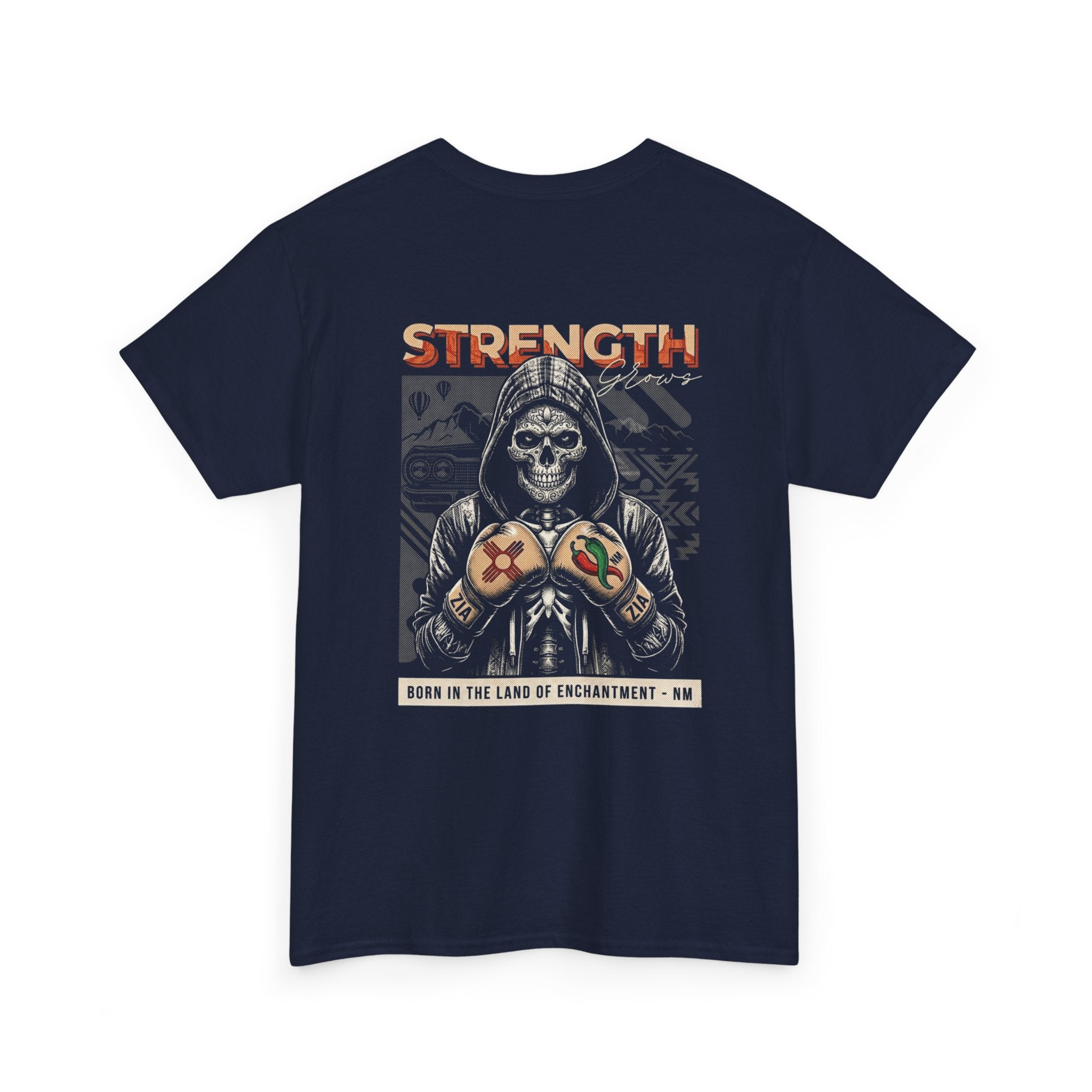 Strength Skull Motorcycle Tee