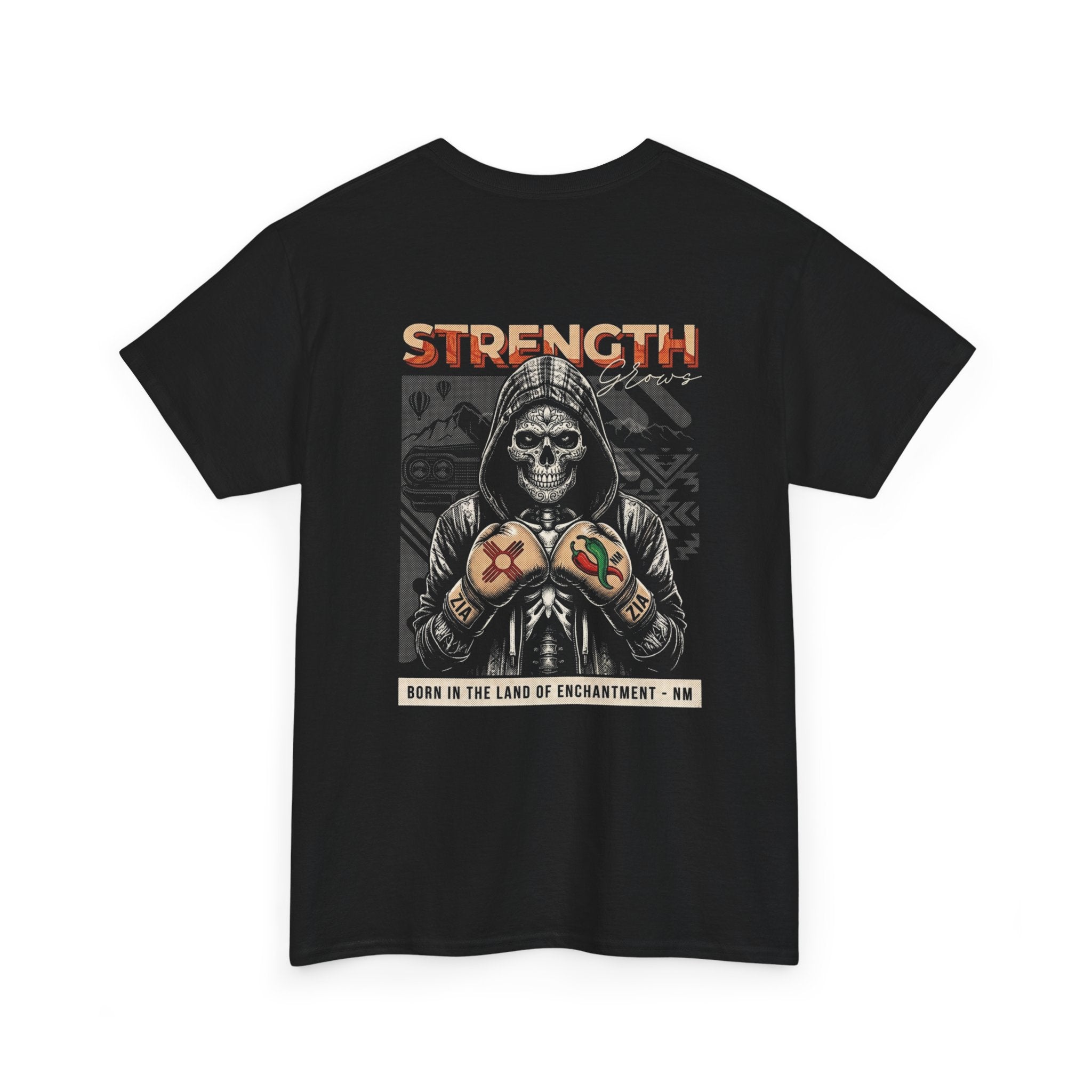 Strength Skull Motorcycle Tee