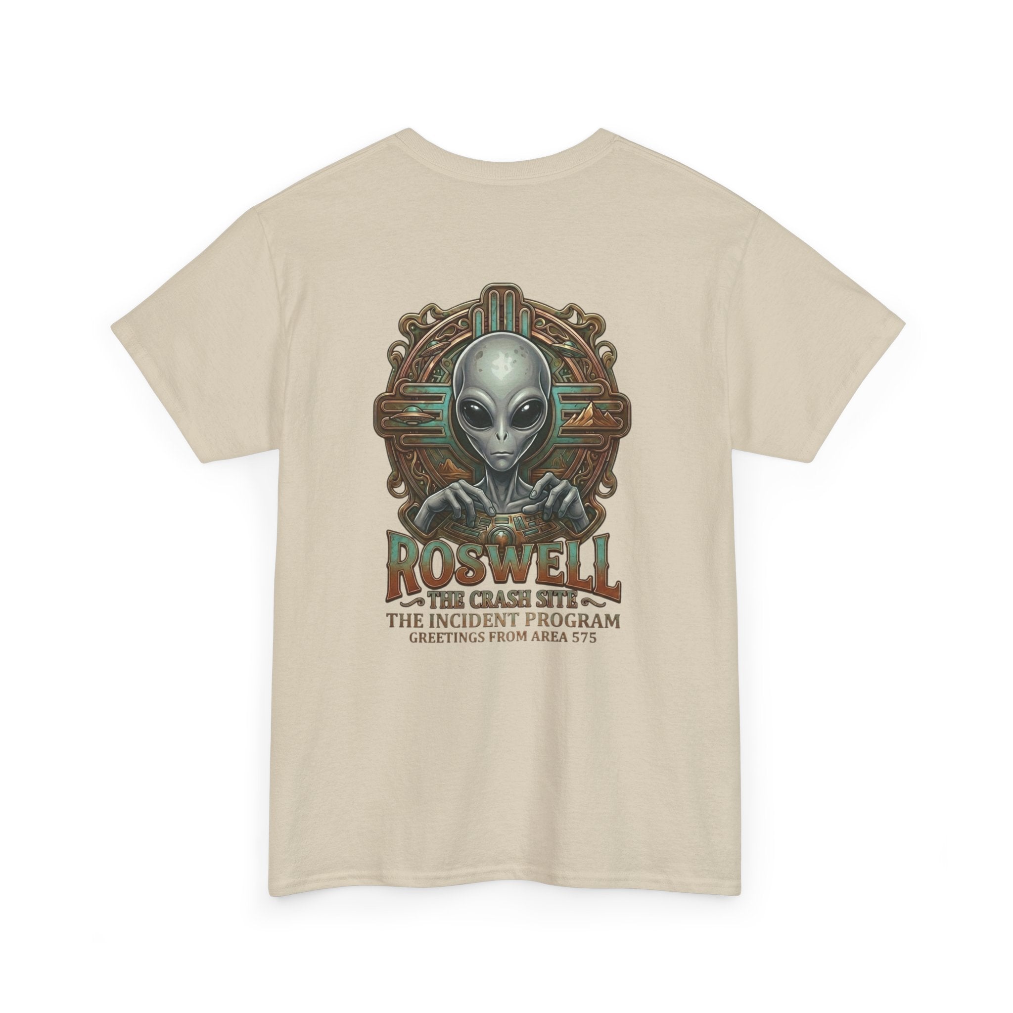 Roswell Alien Crash Vintage Graphic Tee