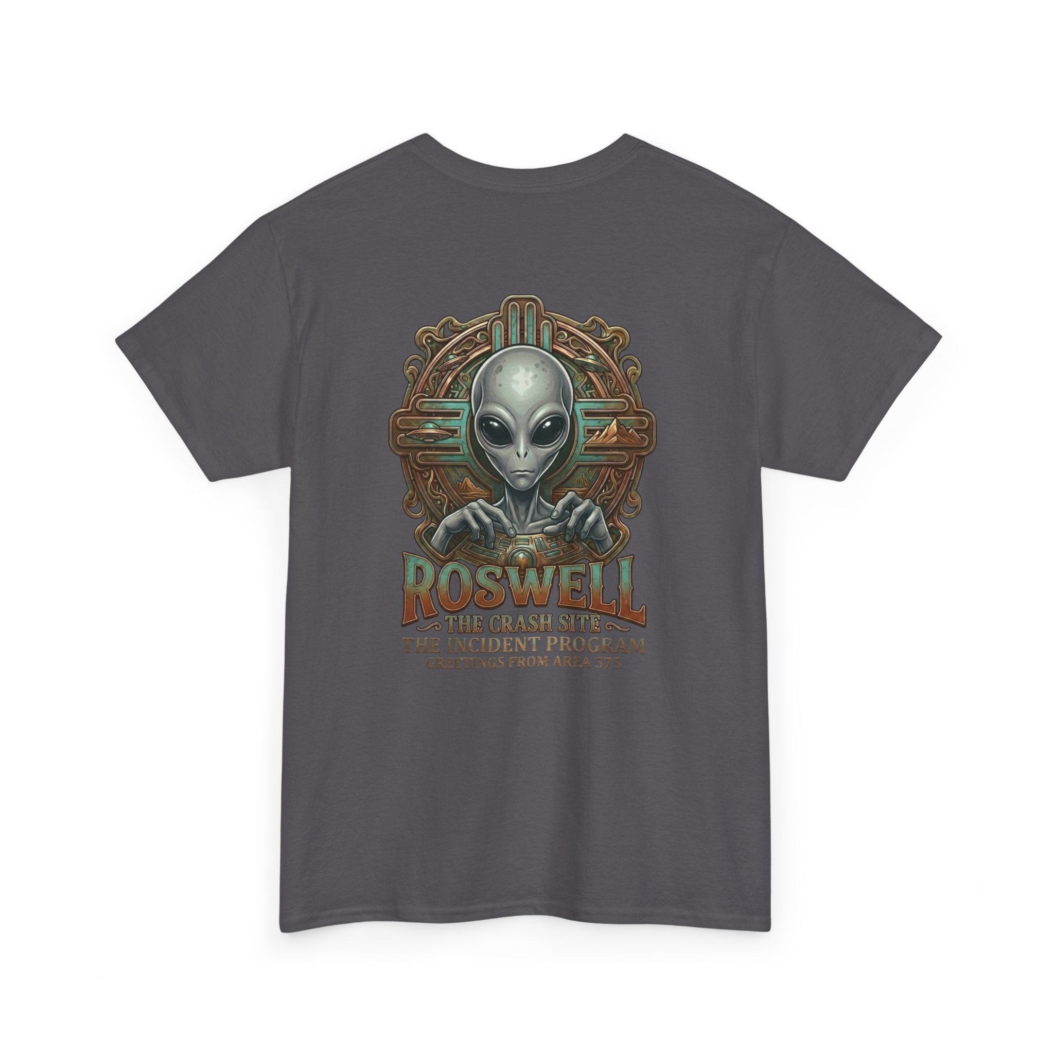 Roswell Alien Crash Vintage Graphic Tee