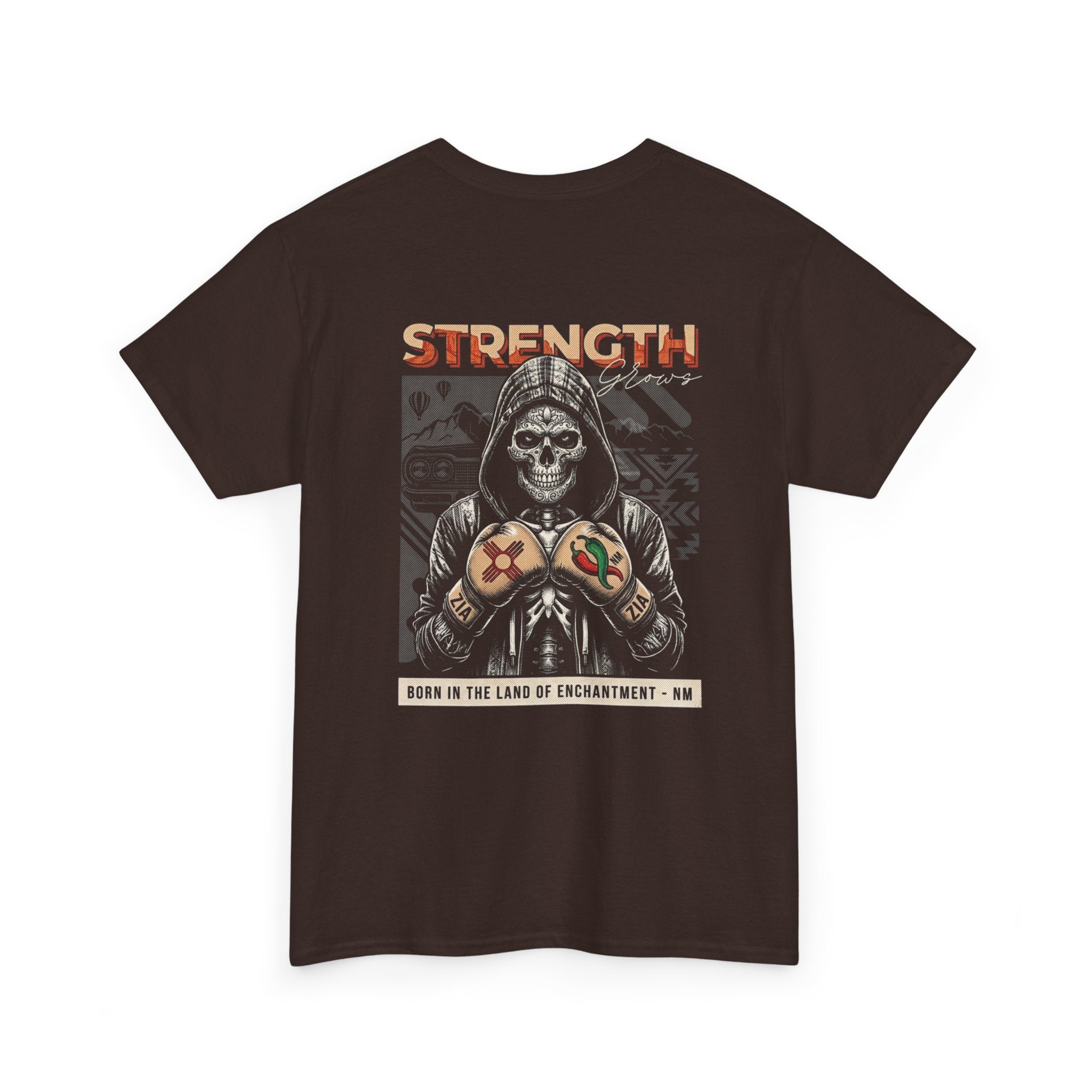 Strength Skull Motorcycle Tee