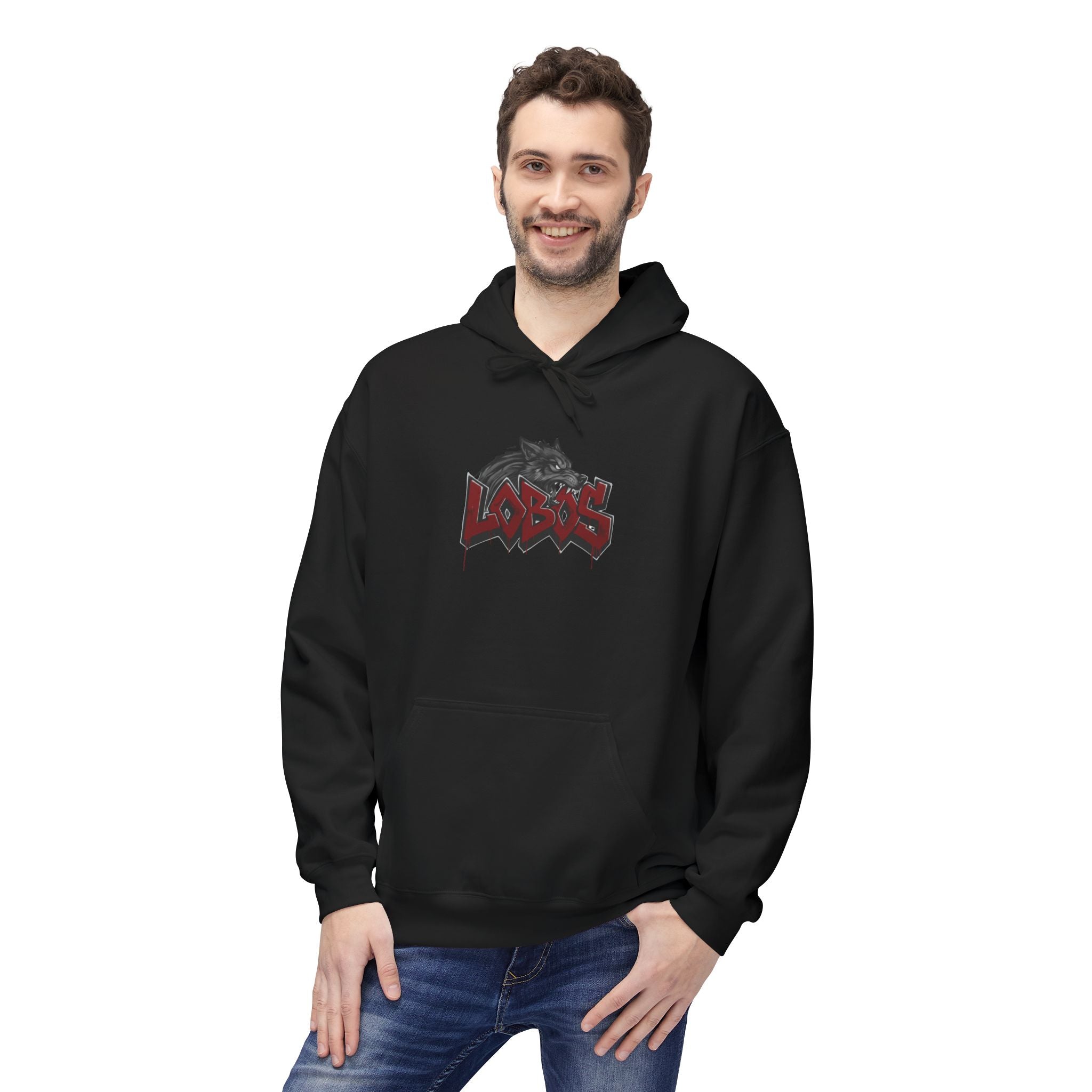 Lobo Loco Pullover Hoodie