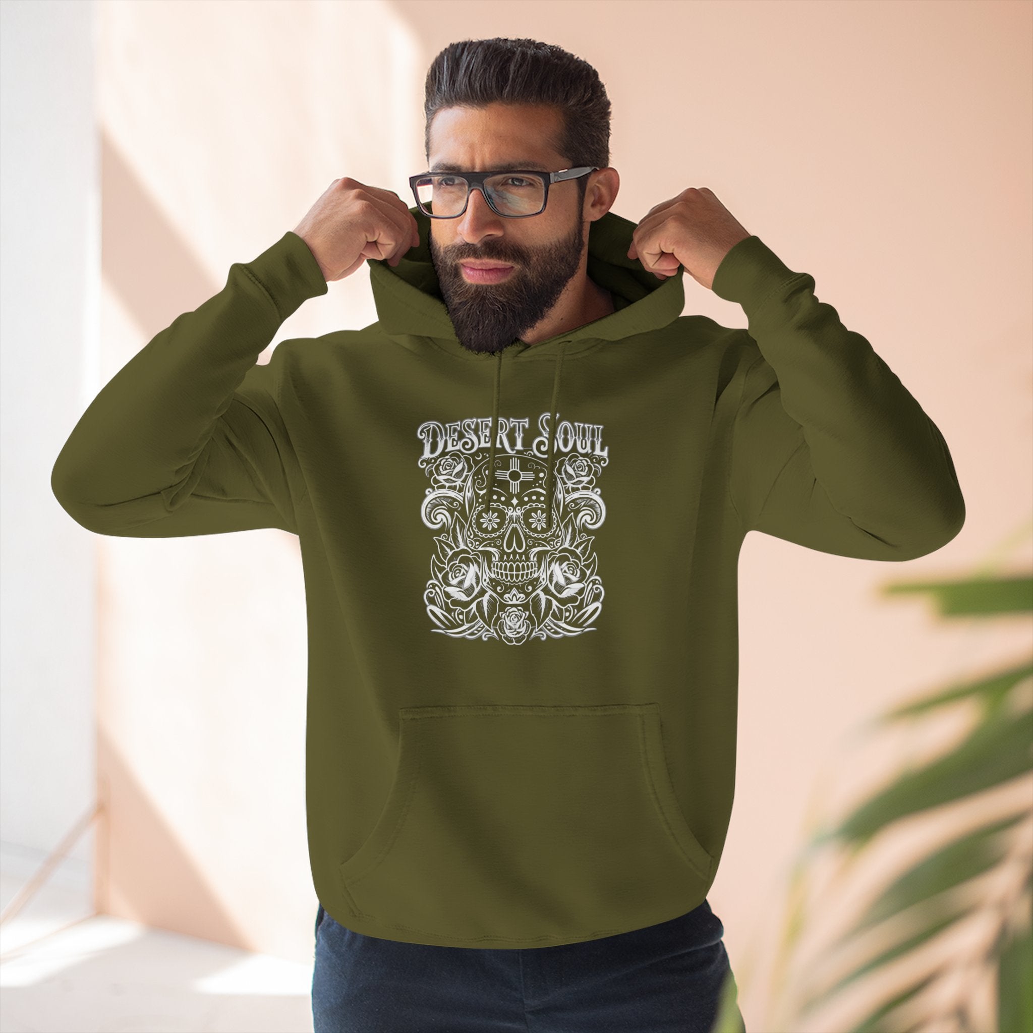 Desert Soul Unisex Graphic Fleece Pullover