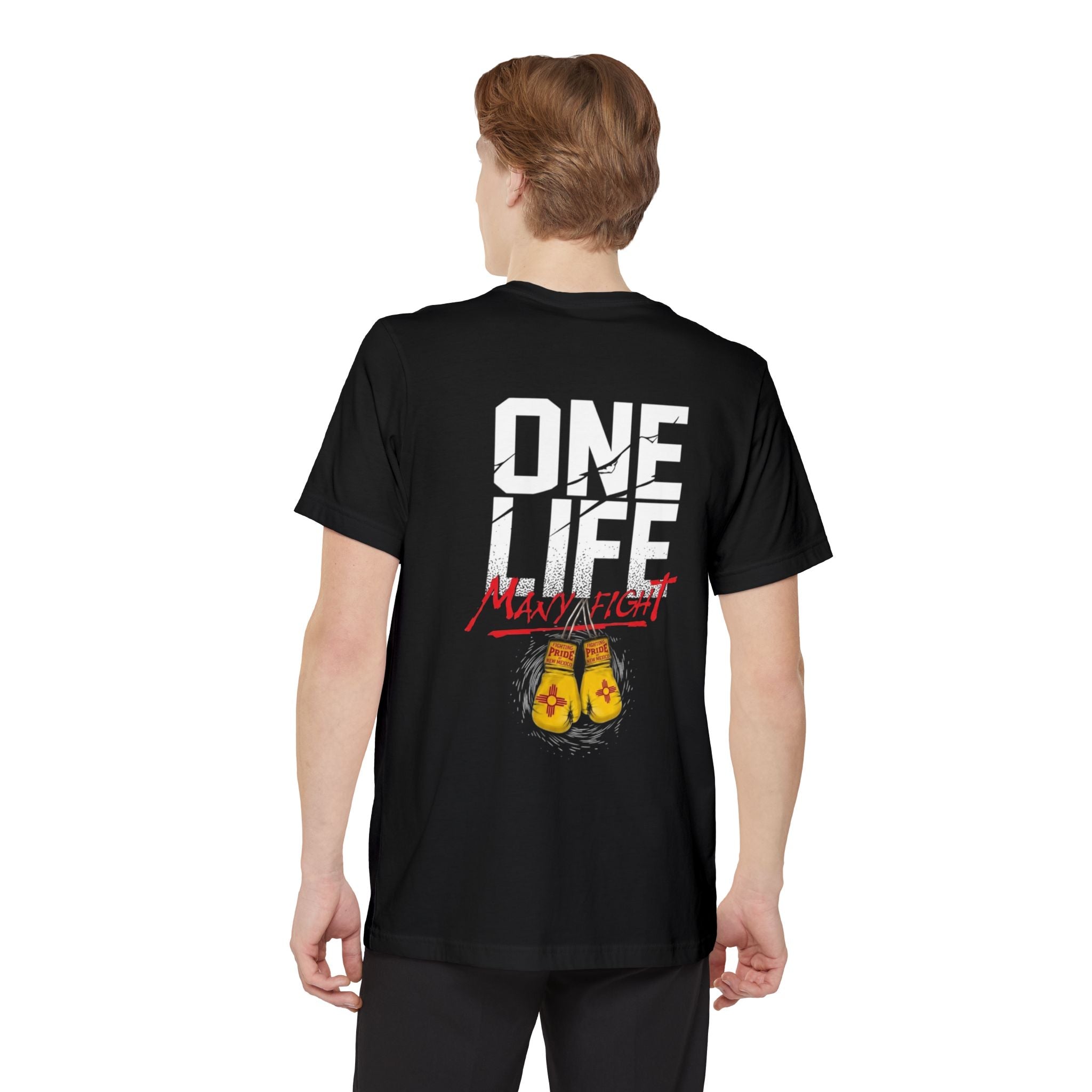 One Life Many Fight Pocket T‑Shirt