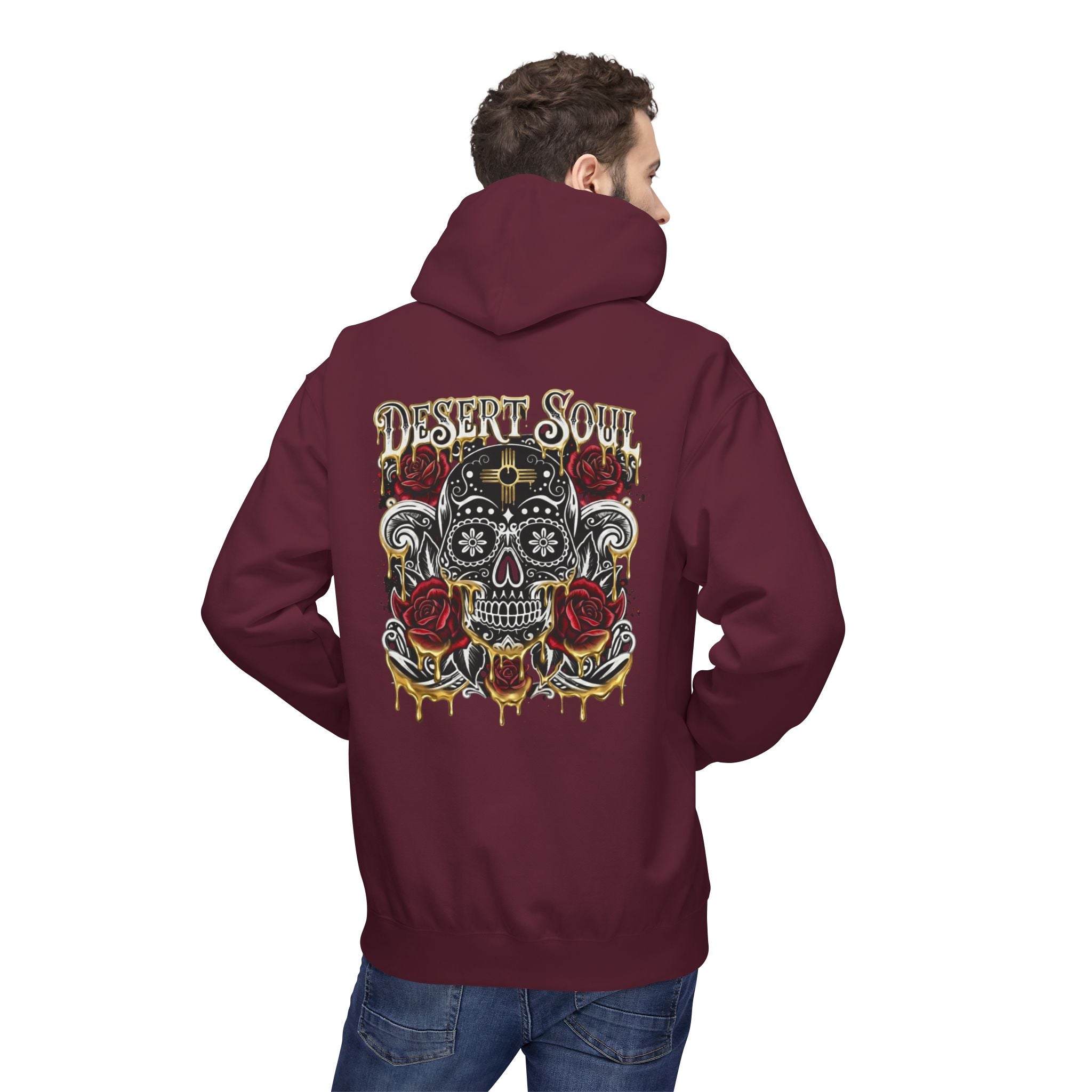 Desert Soul Gold Drip Hoodie