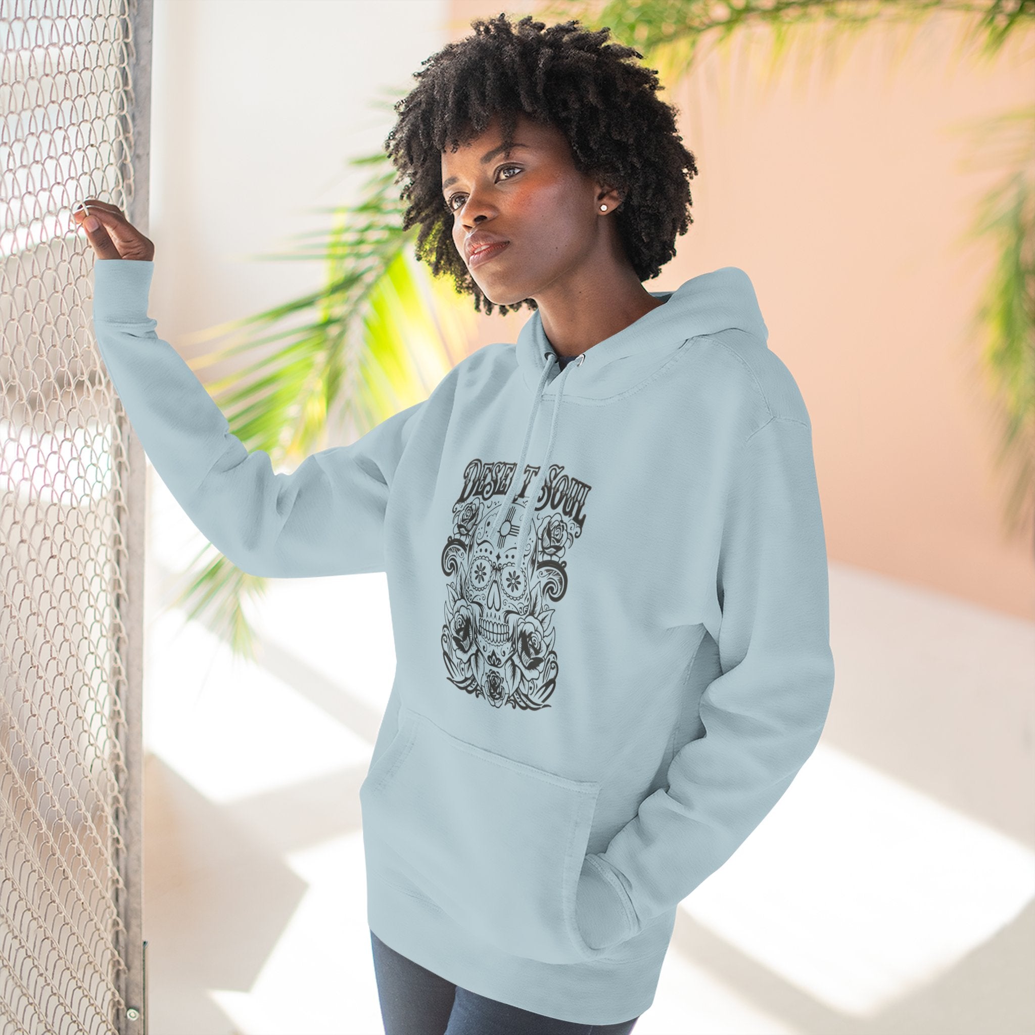 Desert Soul Unisex Graphic Fleece Pullover