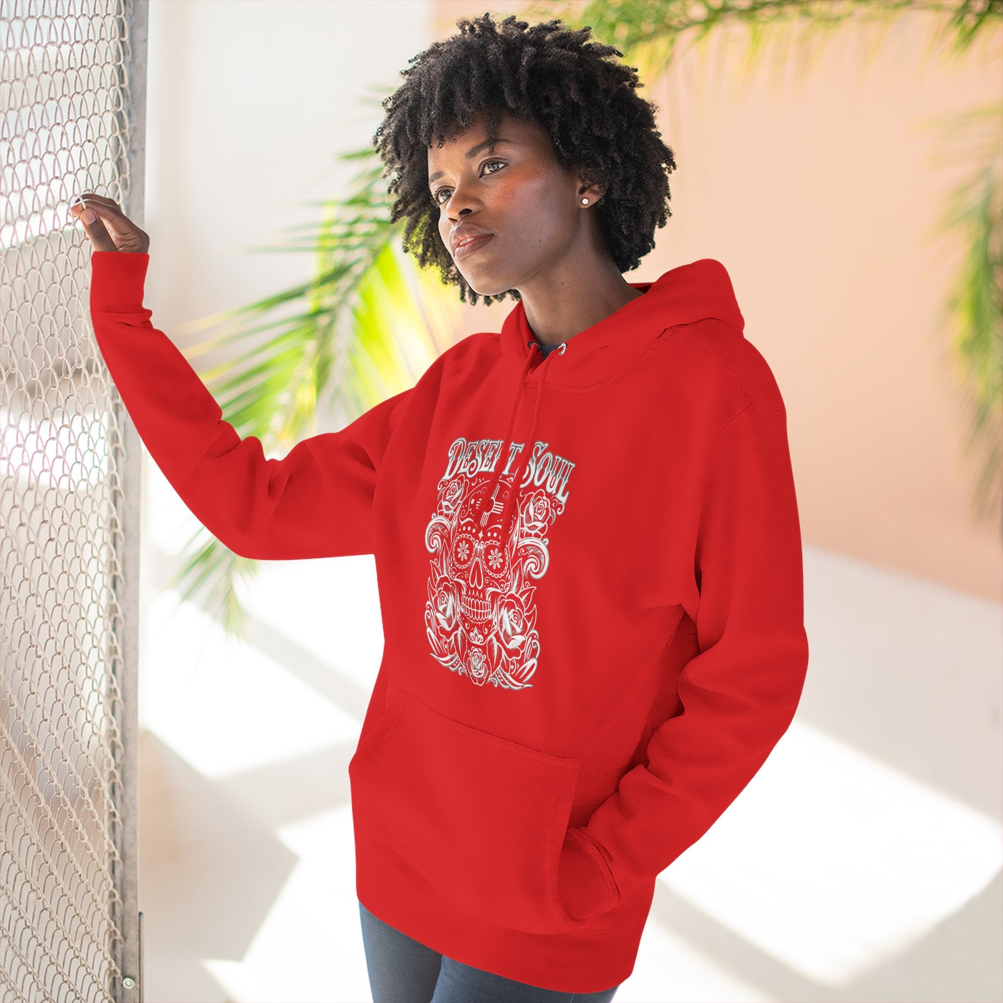 Desert Soul Unisex Graphic Fleece Pullover