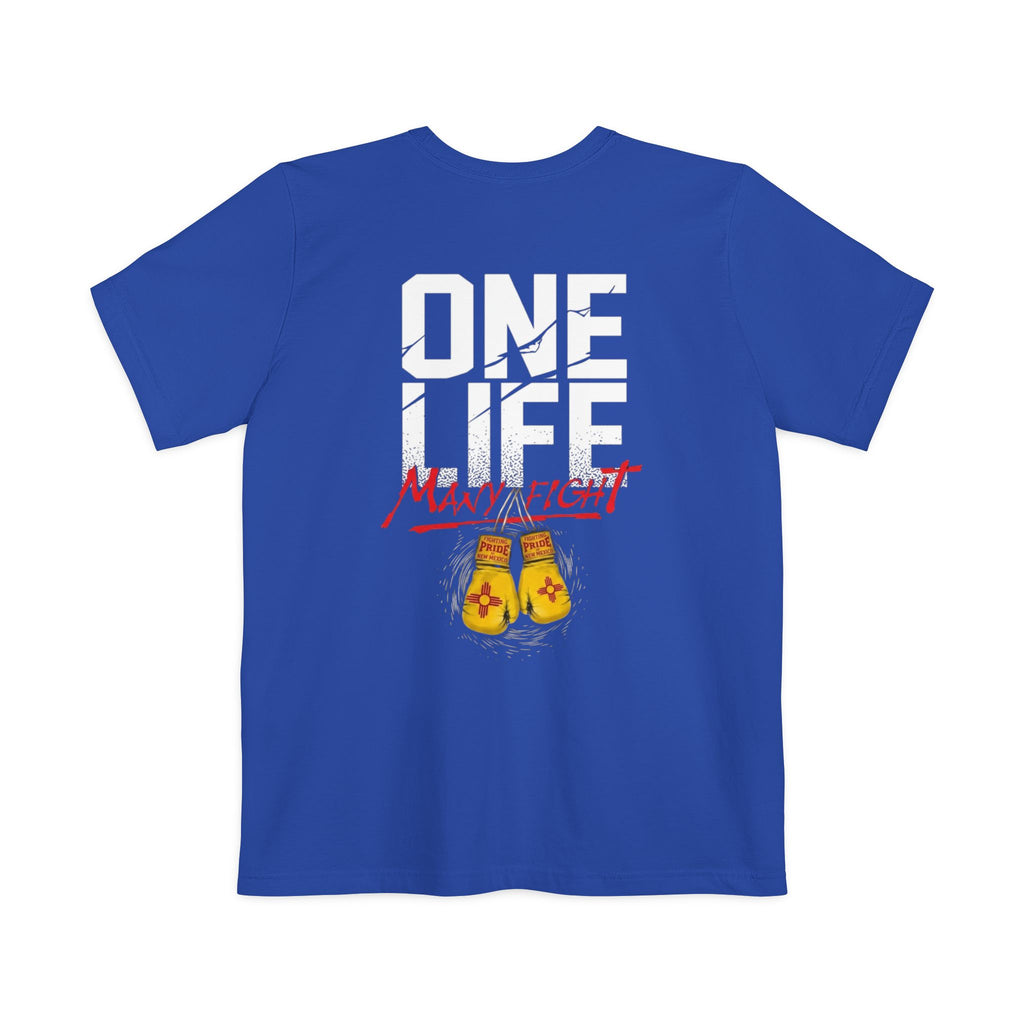 One Life Many Fight Pocket T‑Shirt