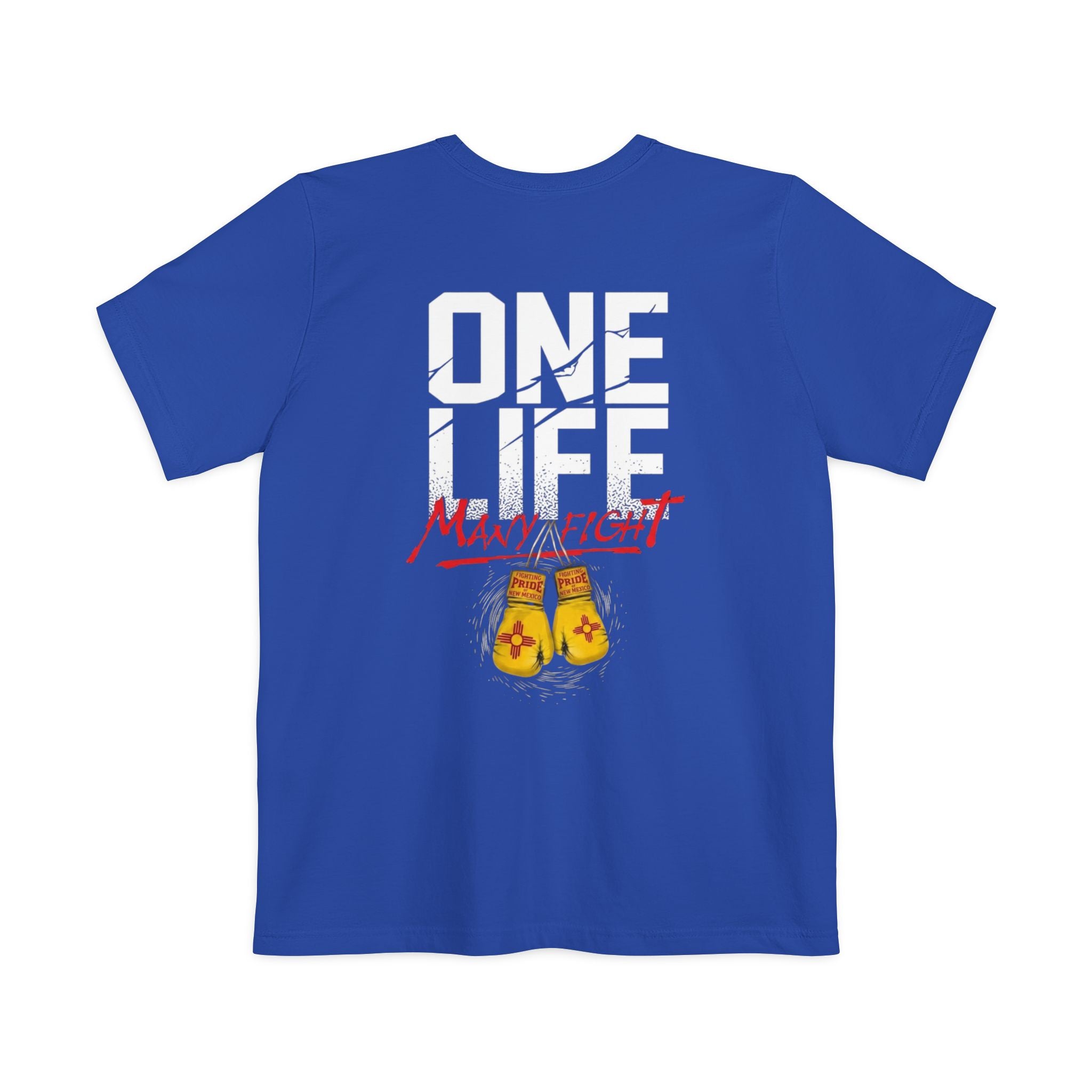 One Life Many Fight Pocket T‑Shirt