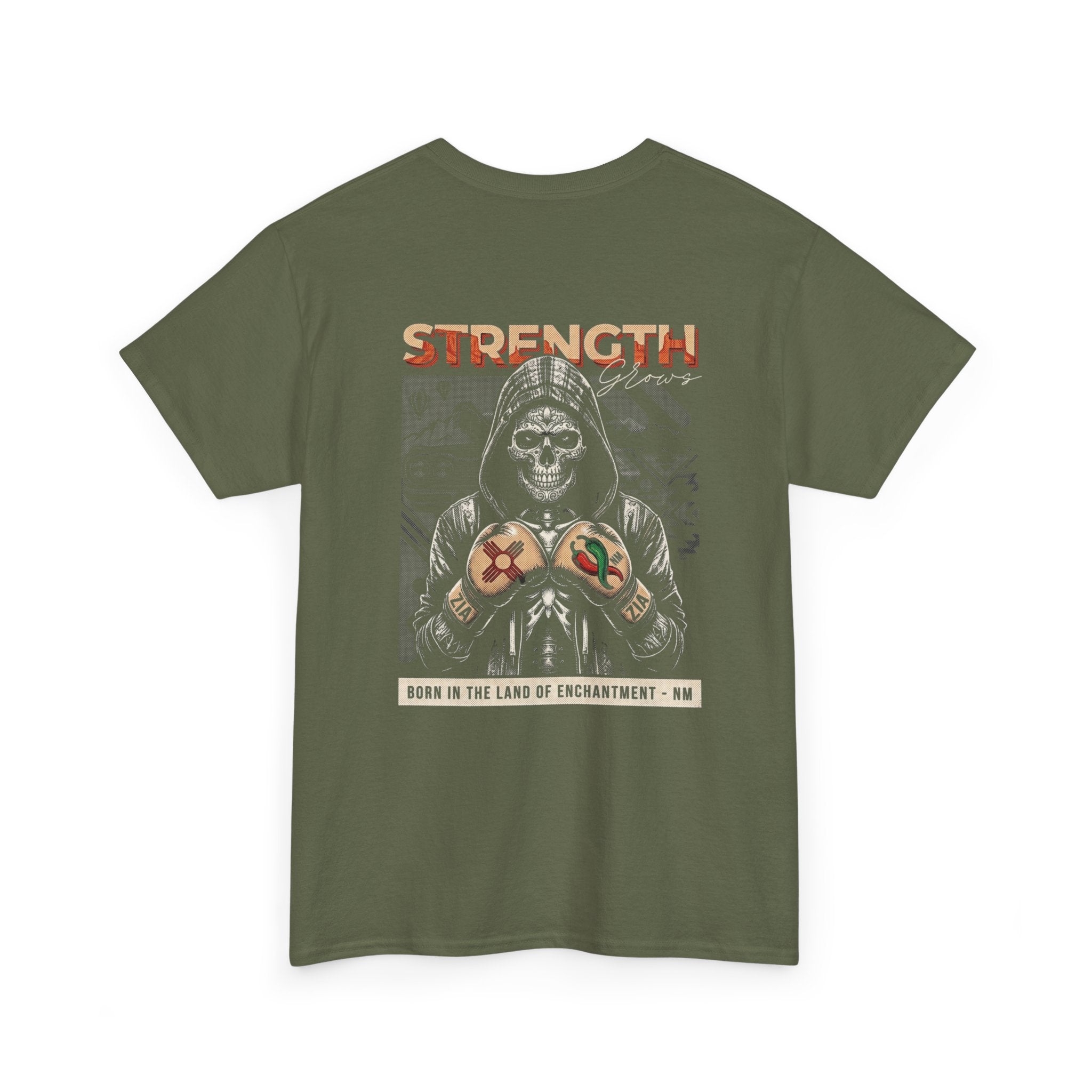 Strength Skull Motorcycle Tee