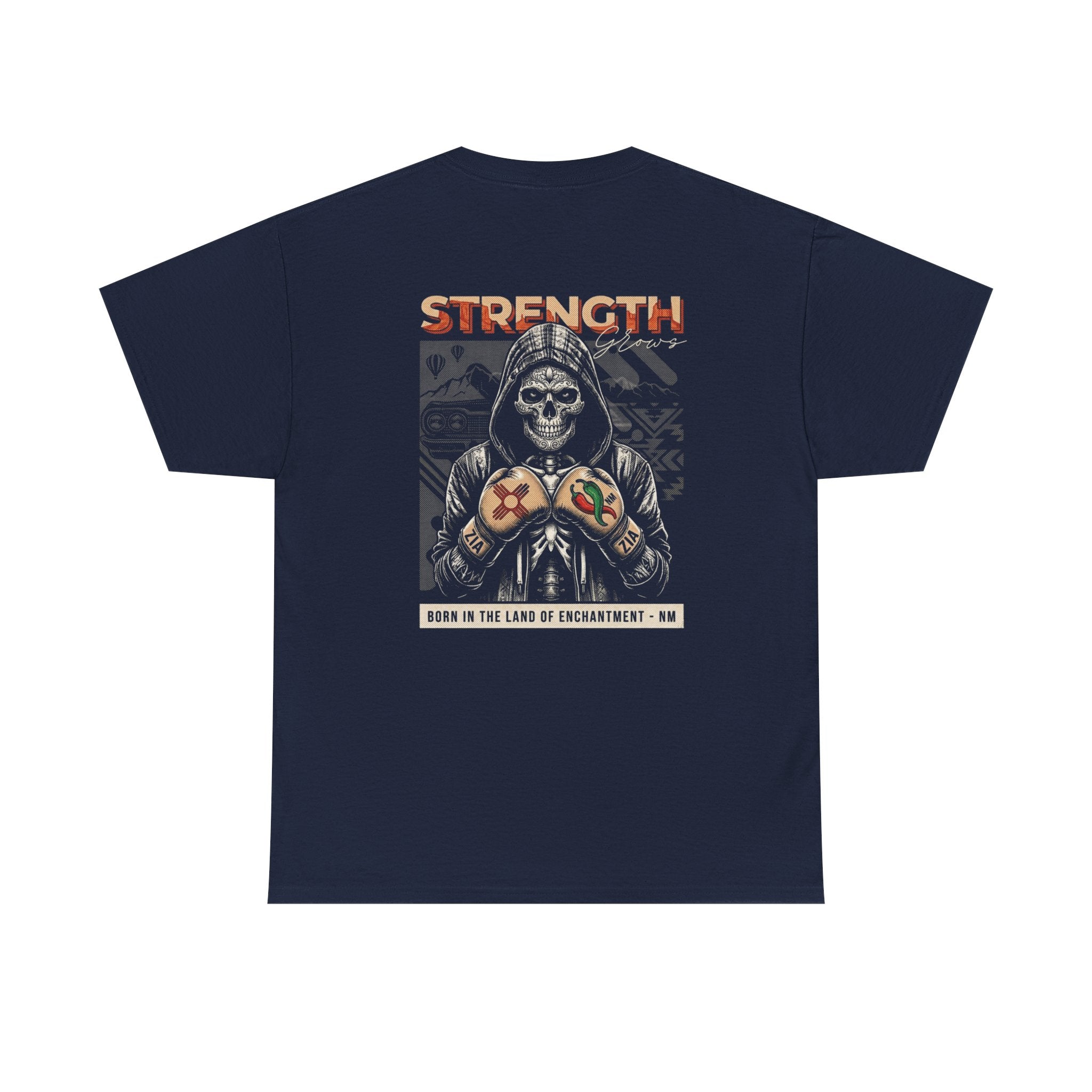 Strength Skull Motorcycle Tee