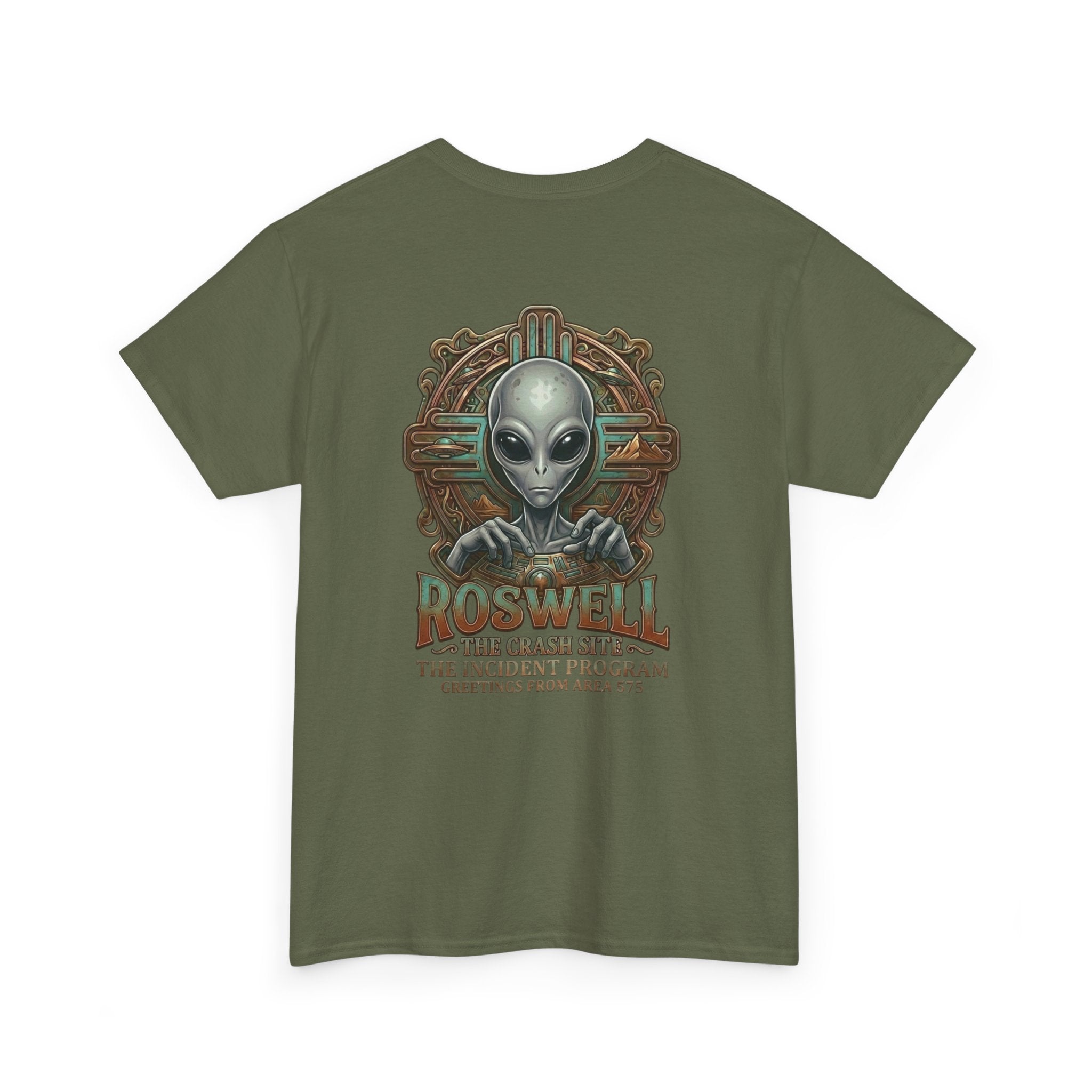 Roswell Alien Crash Vintage Graphic Tee