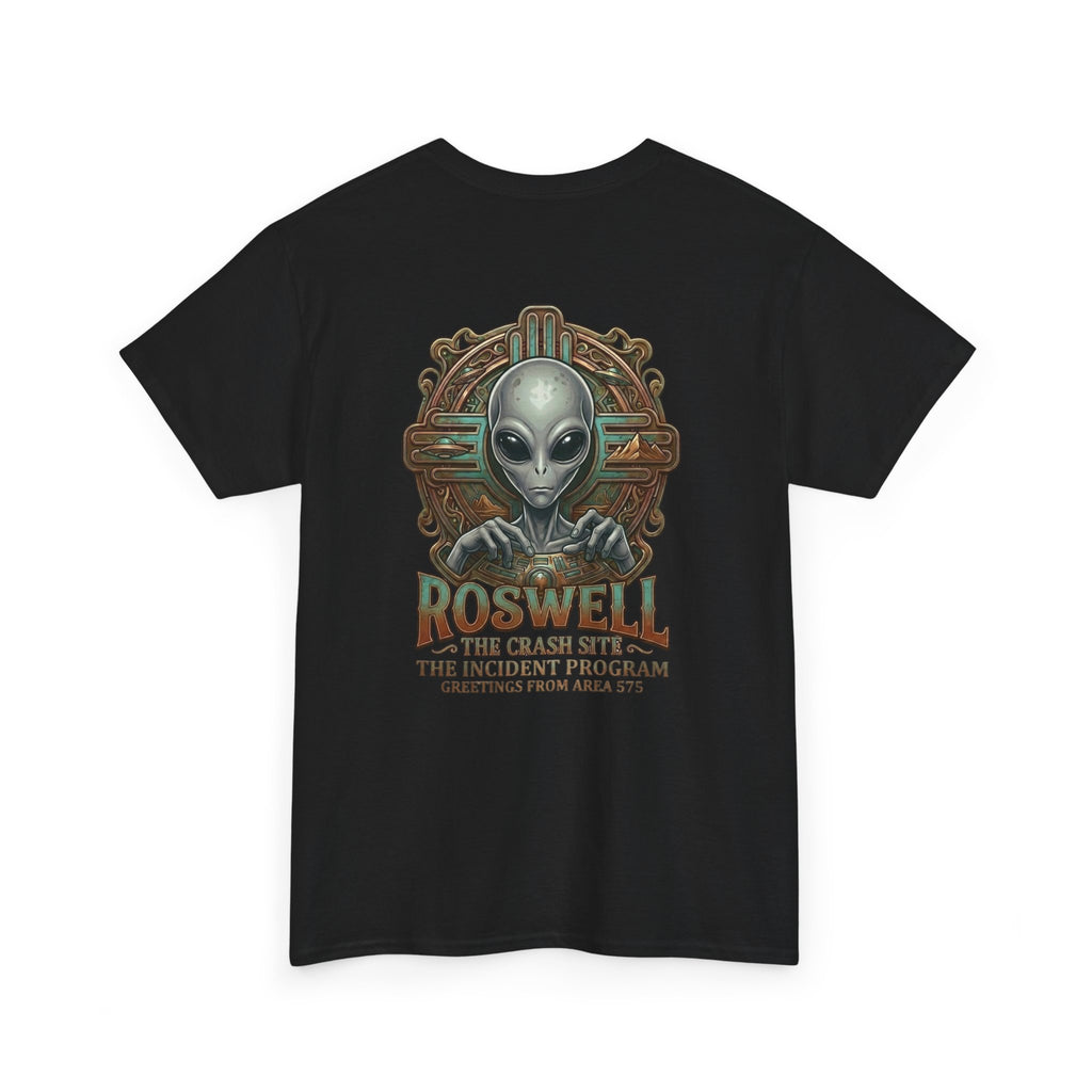 Roswell Alien Crash Vintage Graphic Tee