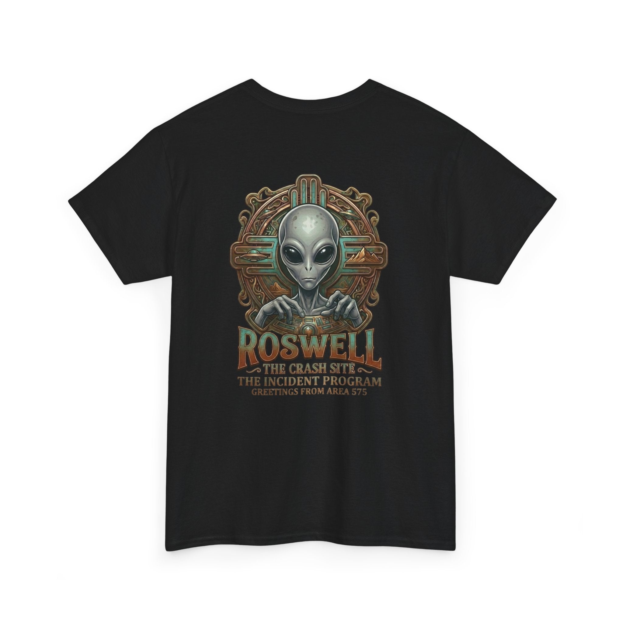 Roswell Alien Crash Vintage Graphic Tee