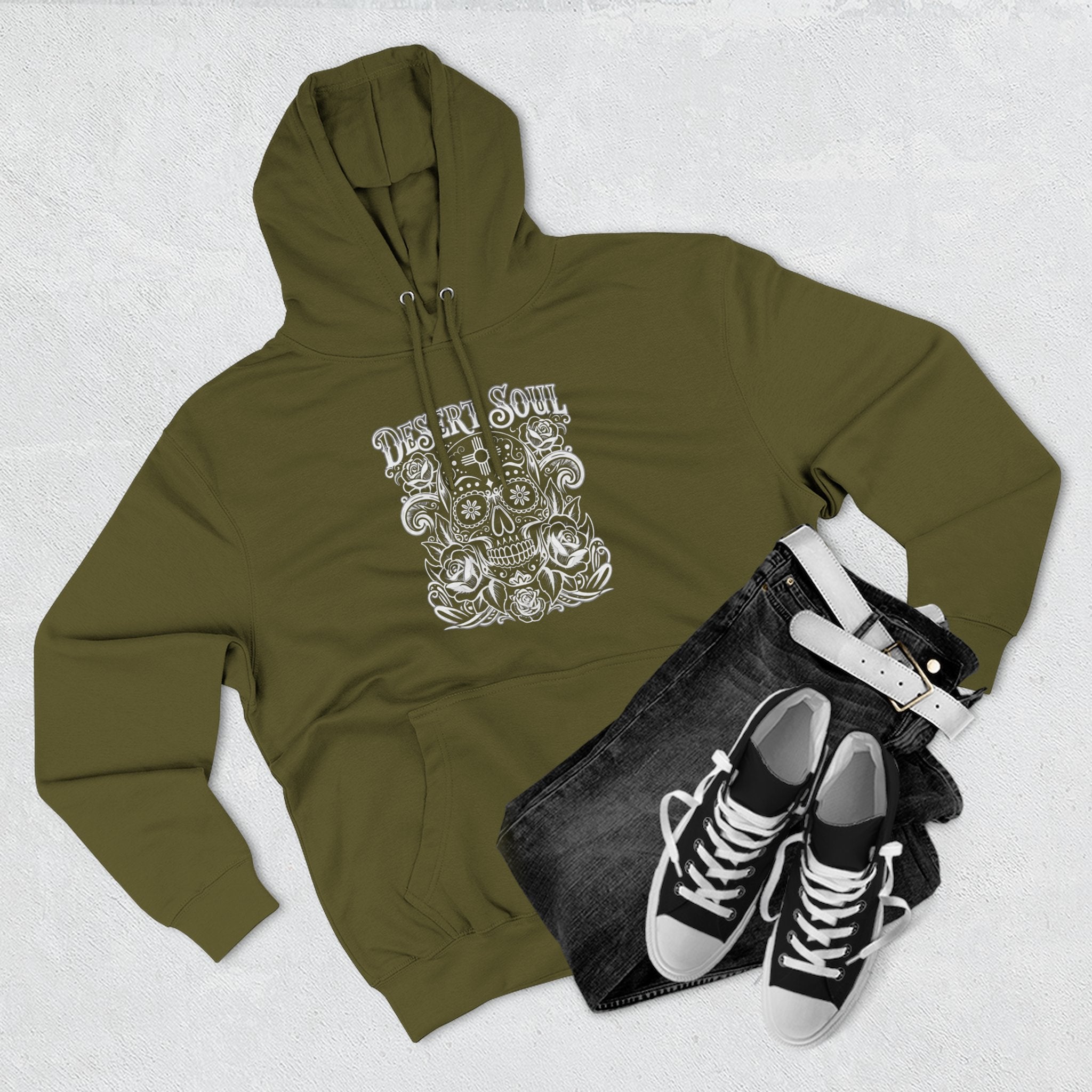 Desert Soul Unisex Graphic Fleece Pullover