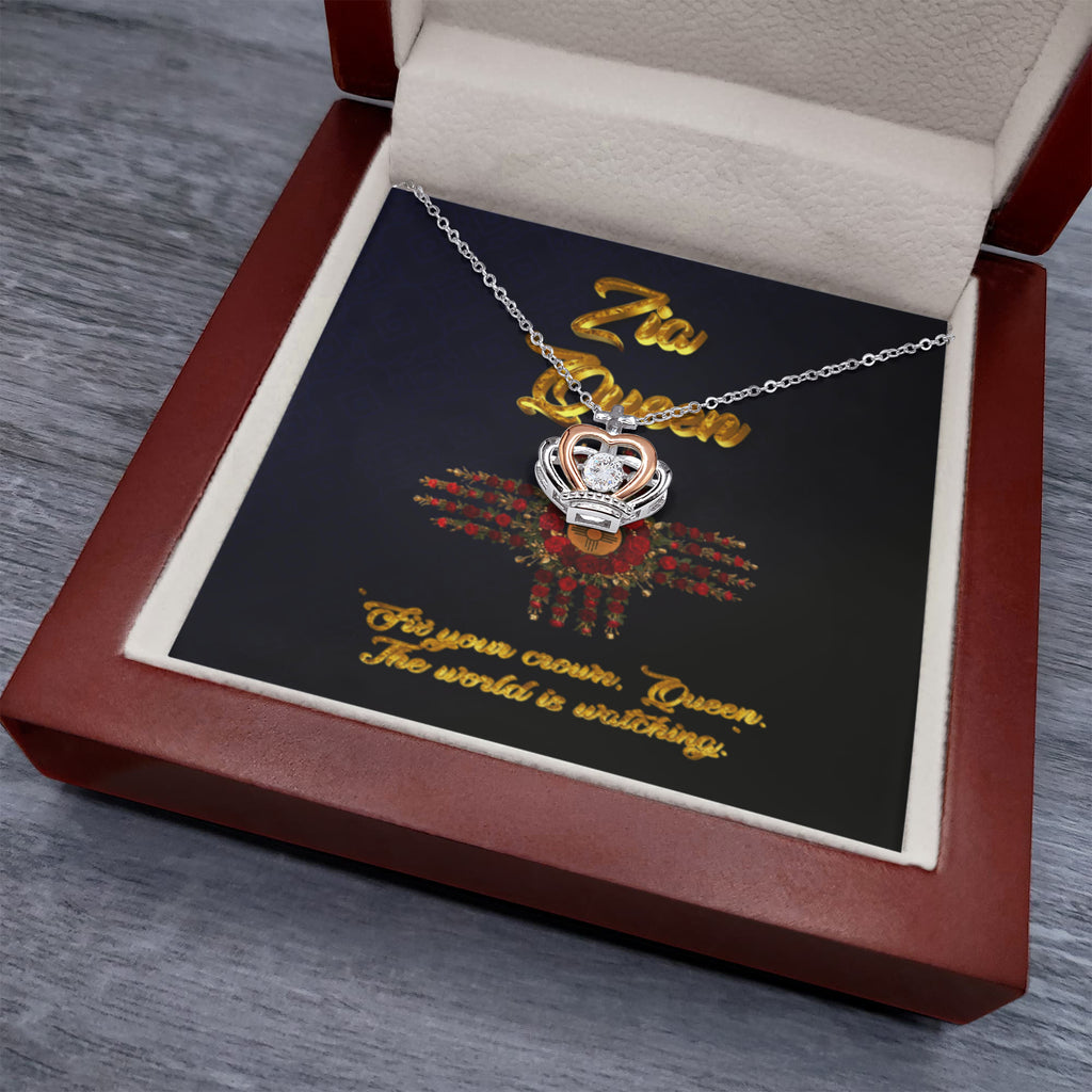 Zia Queen Crown Necklace