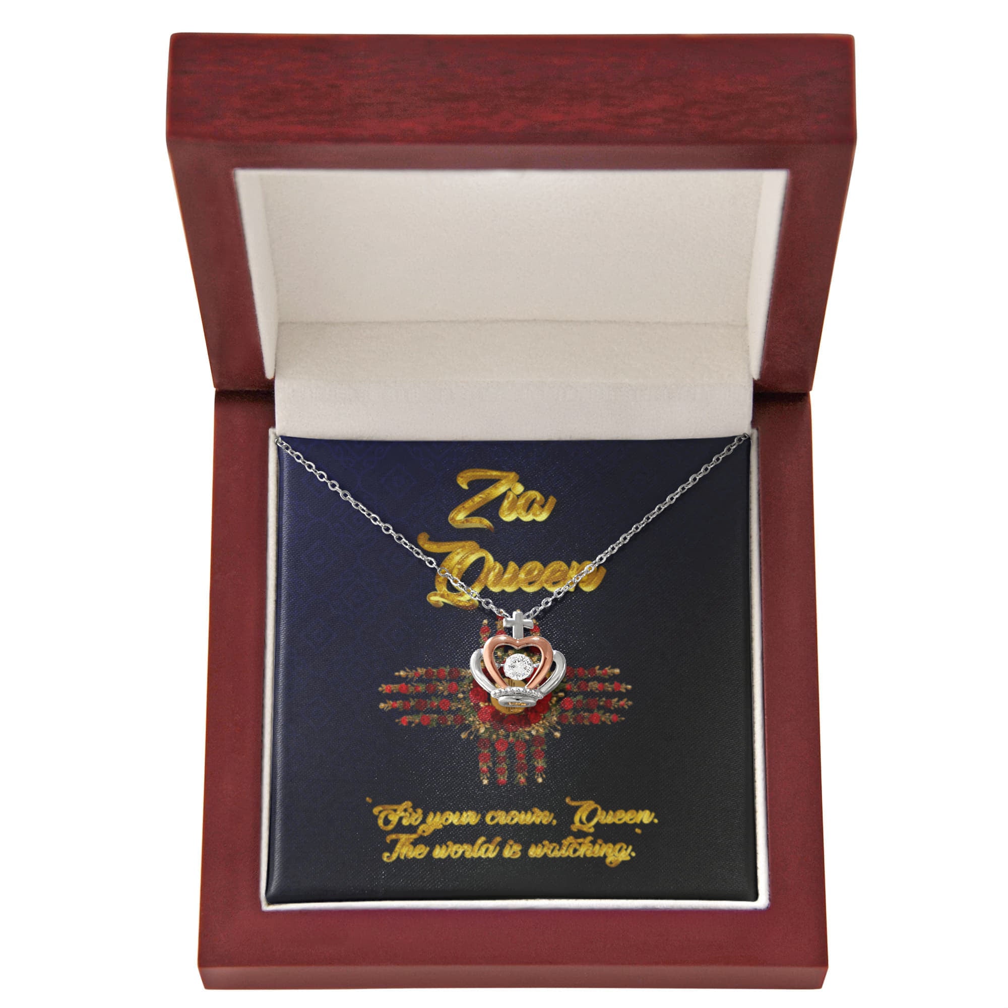 Zia Queen Crown Necklace