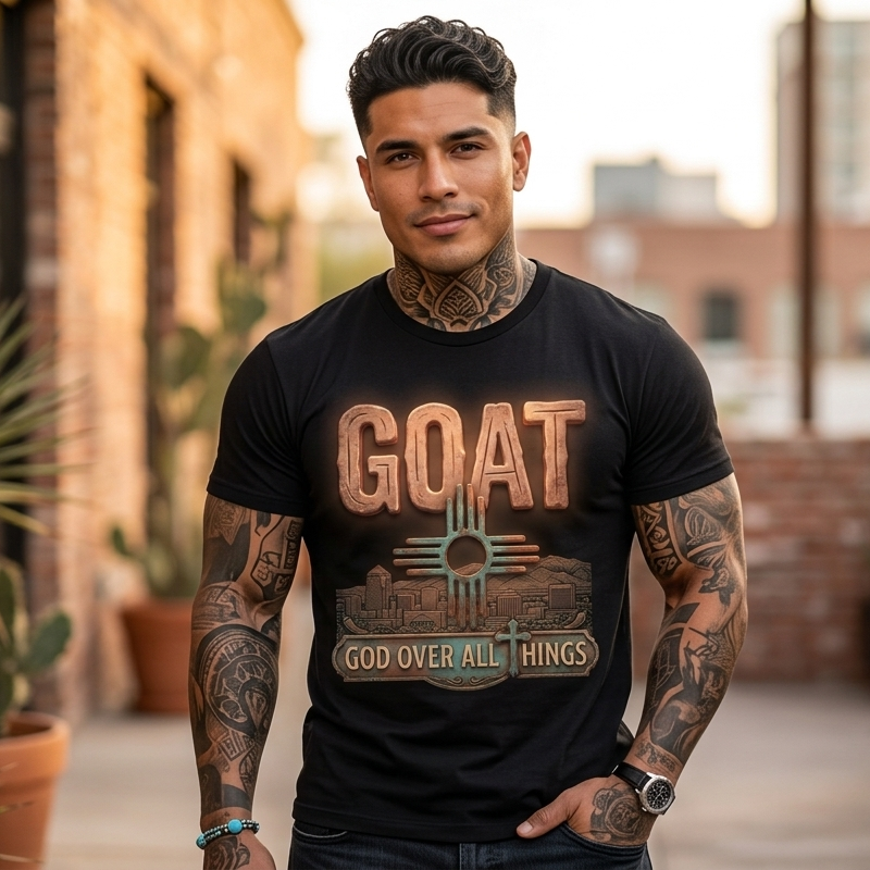 GOAT T‑Shirt — 'God Over All Things'